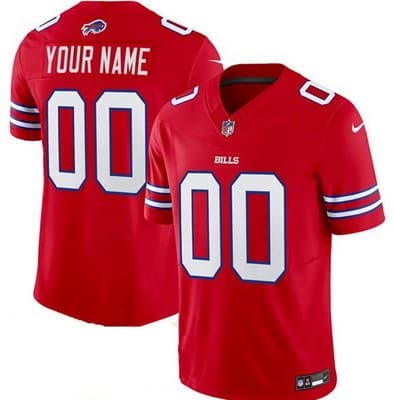 Buffalo Bills Customized Limited Red FUSE Vapor Jersey
