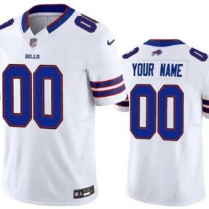 Buffalo Bills Customized Limited White FUSE Vapor Jersey