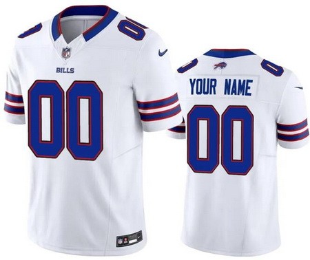 Buffalo Bills Customized Limited White FUSE Vapor Jersey