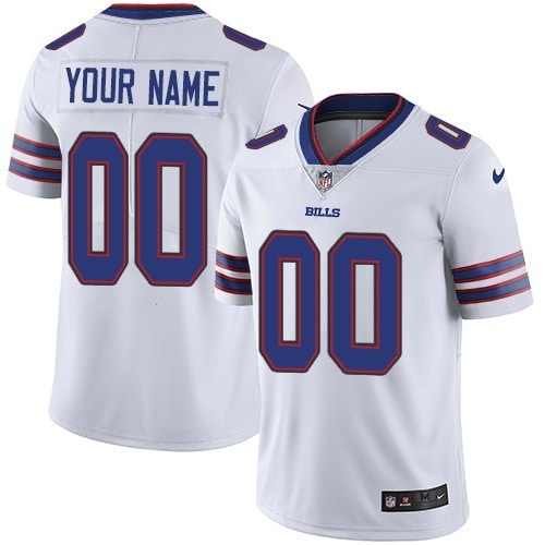 Buffalo Bills Customized Limited White Vapor Untouchable Jersey