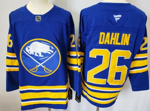 Buffalo Sabres #26 Rasmus Dahlin Blue Fanatics Authentic Jersey