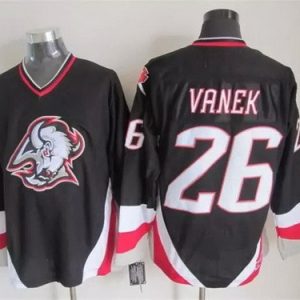 Buffalo Sabres #26 Thomas Vanek Black Throwback Jersey
