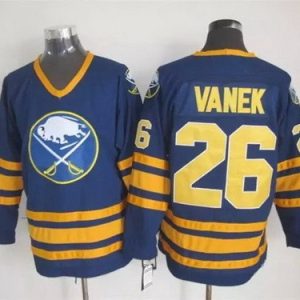 Buffalo Sabres #26 Thomas Vanek Blue Throwback Jersey