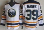 Buffalo Sabres #39 Dominik Hasek White Throwback Jersey