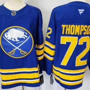 Buffalo Sabres #72 Tage Thompson Blue Fanatics Authentic Jersey