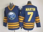Buffalo Sabres #7 Rick Martin Blue Throwback Jersey