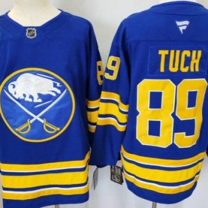 Buffalo Sabres #89 Alex Tuch Blue Fanatics Authentic Jersey