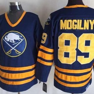 Buffalo Sabres #89 Alexander Mogilny Blue Throwback Jersey