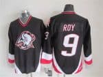Buffalo Sabres #9 Derek Roy Black Throwback Jersey