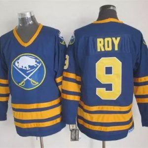 Buffalo Sabres #9 Derek Roy Blue Throwback Jersey