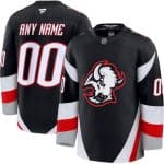 Buffalo Sabres Customized Black Alternate Fanatics Authentic Jersey