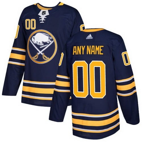 Buffalo Sabres Customized Navy Blue Authentic Jersey