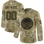 Buffalo Sabres Customized Navy Camo Authentic Jersey