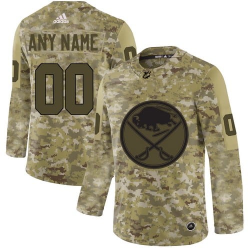 Buffalo Sabres Customized Navy Camo Authentic Jersey