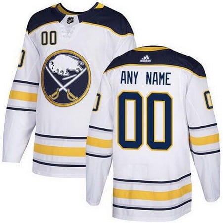 Buffalo Sabres Customized White Authentic Jersey