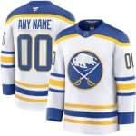 Buffalo Sabres Customized White Fanatics Authentic Jersey