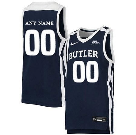 Butler Bulldogs Customized Navy 2019 College Basketball Jersey