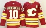 Calgary Flames #10 Jonathan Huberdeau Red Authentic Jersey