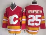 Calgary Flames #25 Joe Nieuwendyk Red Throwback Jersey