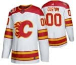 Calgary Flames Customized White 2019 Heritage Classic Authentic Jersey
