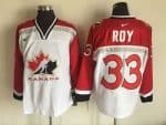 Canada #33 Patrick Roy White Hockey Jersey