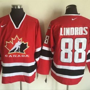 Canada #88 Eric Lindros Red Hockey Jersey
