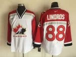 Canada #88 Eric Lindros White Hockey Jersey