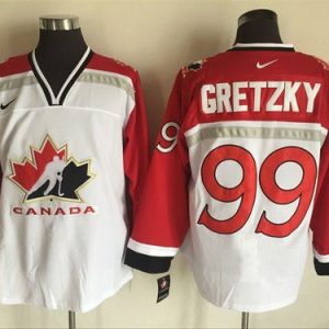 Canada #99 Wayne Gretzky White Hockey Jersey