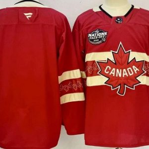 Canada Blank Red 2025 4 Nations Face Off Authentic Jersey