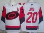 Carolina Hurricanes #20 Sebastian Aho White Authentic Jersey