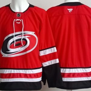 Carolina Hurricanes Blank Red Authentic Jersey