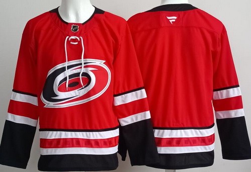 Carolina Hurricanes Blank Red Authentic Jersey