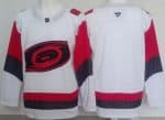Carolina Hurricanes Blank White Authentic Jersey