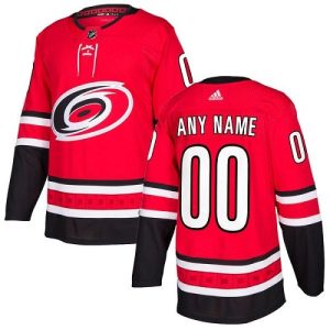Carolina Hurricanes Customized Red Authentic Jersey