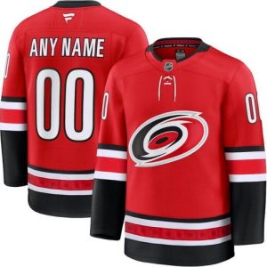 Carolina Hurricanes Customized Red Fanatics Authentic Jersey