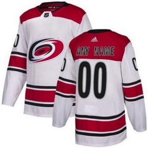 Carolina Hurricanes Customized White Authentic Jersey