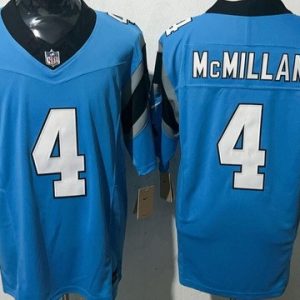Carolina Panthers #4 Tetairoa McMillan Limited Blue FUSE Vapor Jersey