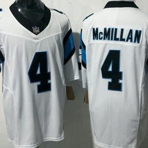 Carolina Panthers #4 Tetairoa McMillan Limited White FUSE Vapor Jersey