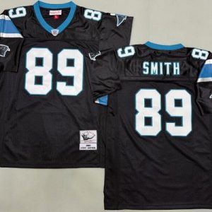 Carolina Panthers #89 Steve Smith Black 2003 Throwback Jersey
