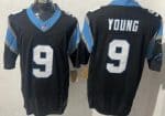 Carolina Panthers #9 Bryce Young Limited Black FUSE Vapor Jersey