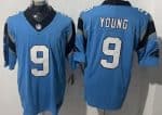 Carolina Panthers #9 Bryce Young Limited Blue FUSE Vapor Jersey