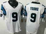 Carolina Panthers #9 Bryce Young Limited White FUSE Vapor Jersey