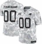 Carolina Panthers Customized Limited Arctic Camo 2024 Salute to Service Jersey