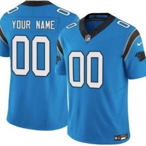 Carolina Panthers Customized Limited Blue FUSE Vapor Jersey