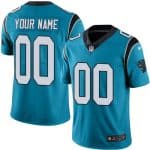 Carolina Panthers Customized Limited Blue Vapor Untouchable Jersey