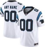 Carolina Panthers Customized Limited White FUSE Vapor Jersey