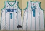 Charlotte Hornets #1 Lamelo Ball White Icon Sponsor Swingman Jersey