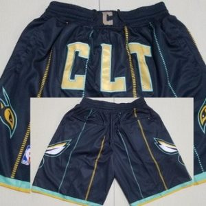 Charlotte Hornets Black City Just Don Shorts