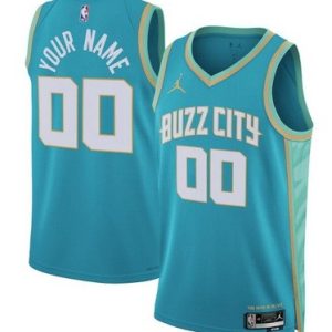 Charlotte Hornets Custom Green 2023 City Icon Heat Press Jersey