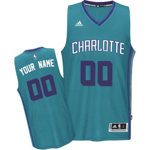 Charlotte Hornets Customized Green Swingman Adidas Jersey